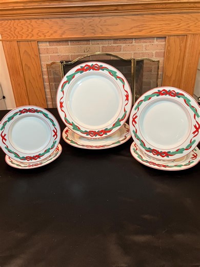 Jul Tidings by Dansk - Two 3pc Place Settings of Vintage Holiday Dinnerware - Etsy