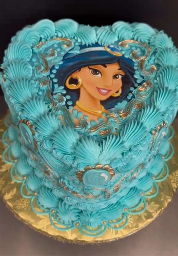 Princess Jasmine Buttercream Cake Decorating Joy