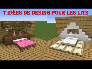 7 Idées de déco pour les lits sur Minecraft 🛌 (Tuto build)