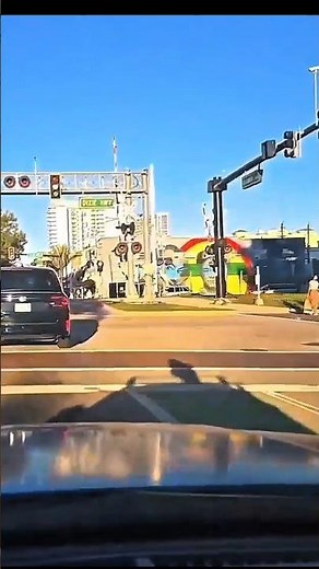 🌴 Downtown Hollywood, Florida: Art, Lights, and a Unique Vibe✨ #uberdriver #uberride #miamivlog