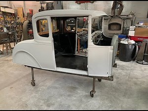 Model A Coupe Hot Rod Build Pt 45 Removing The Body from the chassis