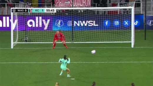Lo'eau LaBonta slots home Penalty Goals vs. Washington Spirit