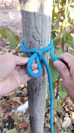 Easy to tie and untie, quick and secure knot