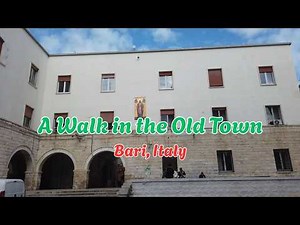 Walking Through the Stunning Architecture in the Old Town of Bari | Walking Tour 2025