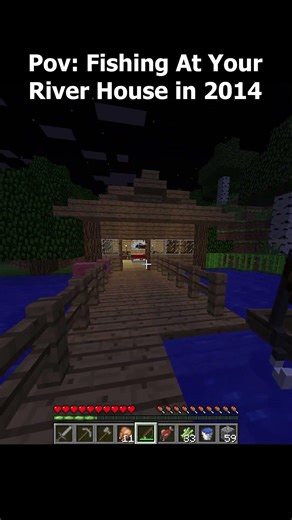 Minecraft Fishing in 2014