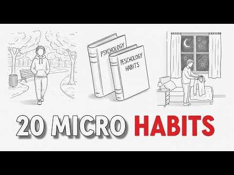 20 Micro Habits to Rewire Your Brain & Upgrade Your Life || (Proven Psychology)