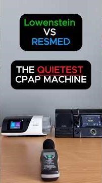 Quietest CPAP machine available? We compare two popular brands! #cpap #sleep #health