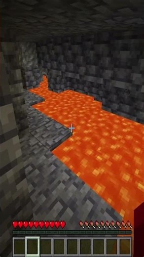 how not to fall in lava #minecraft