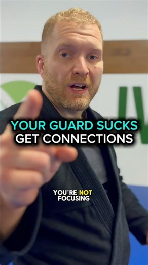 Closed Guard Sucks? Get connections! 🙄 #whitebelt