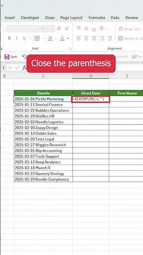 How to Use TEXTSPLIT in Excel