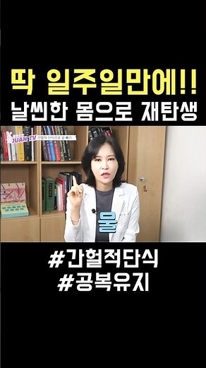 16:8만 지키면 바로 빠지는 마법!! 간헐적단식 완벽 가이드 #다이어트 #간헐적단식 #중년다이어트
