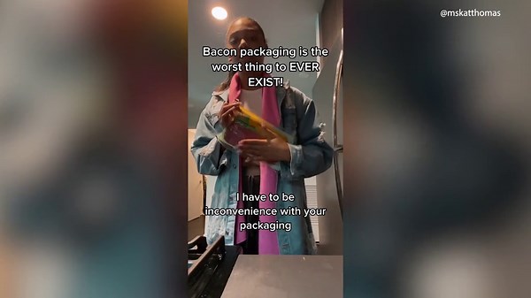 Woman explains why bacon packaging is 'the worst thing to ever exist'