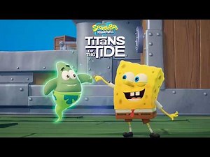 SpongeBob FIRST TIME Fighting Ghosts & Making Perfect Burgers! 🍔👻 (Titans of the Tide Gameplay)
