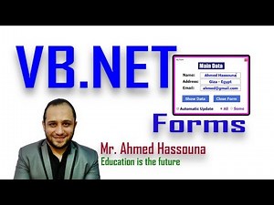 Learn Visual Basic in Arabic #130 - 130 VB NET حاوية جدول تفاعلية table layout panel tool تعليم فيجو