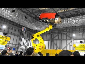 [4K] 2019 International Robot Exhibition "FANUC: Super-Large Robots and More" 2019.12.19 @Tokyo B...