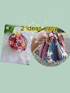 5K views · 53 reactions | 2 ideas Easy sewing bag home how to make coin purse #sewing #handmade #coinpurse #sewingideas #sewingtips #sew #diybag #diyecor #diycrafts #diyinspiration #family #love #gifls | Diy By.rutchanoo | Facebook