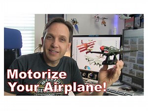 How to Install a Motorized Propeller in a Toy Plane