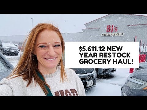 $5,611.12 NEW YEAR RESTOCK GROCERY HAUL
