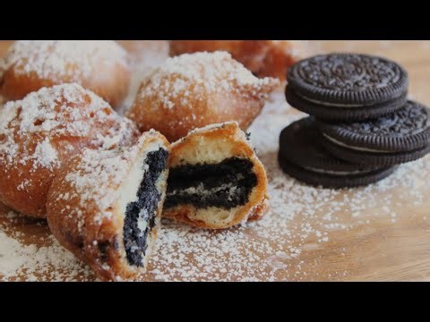 DEEP FRIED OREO | HOW TO MAKE DEEP FRIED OREOS 🍪🥛🍫