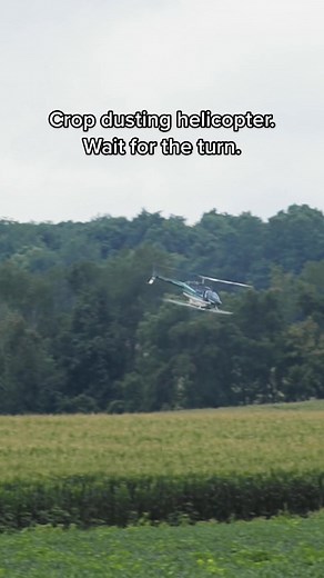 Crop dusting by helicopter. #buddyrc #aviation #cropdust #helicopter #notrc #farm #GossipGirlHere