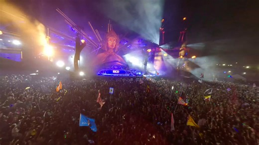 High-energy concerts filmed by dynamic drones, part 4