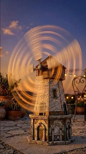 Kinetic Fairy Garden Secret: Building A Luxury Stone Windmill