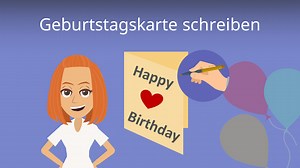 Geburtstagskarte schreiben • Ideen & Tipps