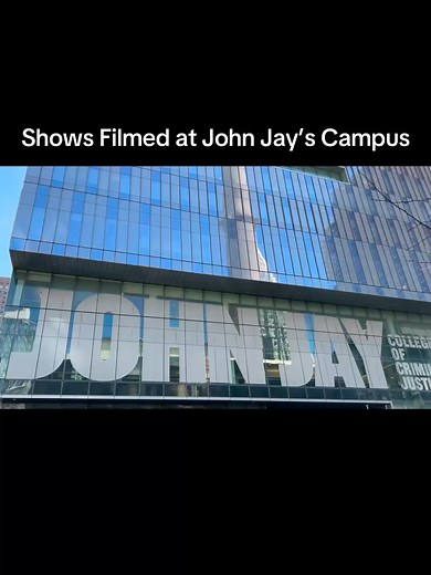 Fun fact: These shows were filmed right here at #JohnJayCollege #CampusLife #MyJohnJay