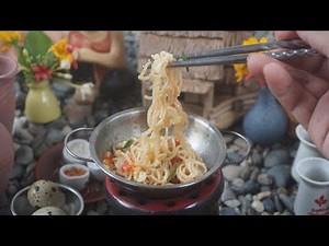 Mini Food : Fried noodles dishes with small cooking | #MiniatureCooking - 食べれるミニチュア - #Tinyfood #3