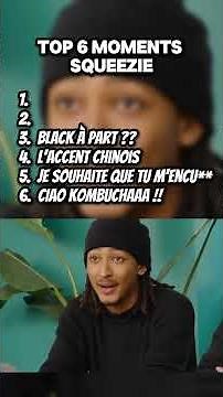 Top 5 moments Squeezie 🤣 #squeezie #humour #drole #shorts
