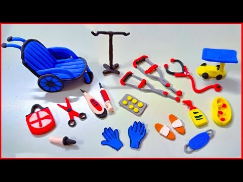 DIY Miniature Doctor Set From Clay🩺 | Doctor Set Making From Clay only |