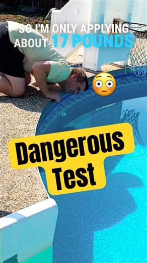 ⚠️ Be Careful When Pressure Testing #diy #pool #tipsandtricks