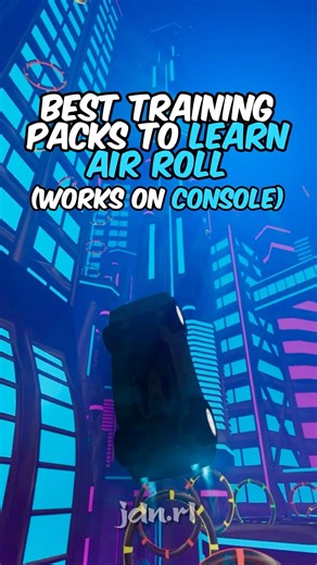 Best training packs to learn AIR ROLL 🚀 | #rocketleague #rings #tutorial #rankup #motorsport