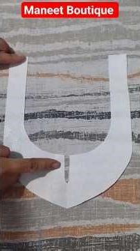easy neck design cutting # sewing #viral #trending # new trick #fashion