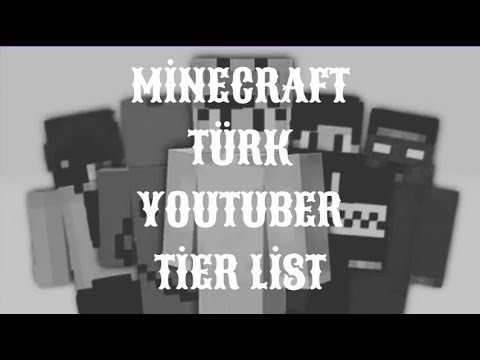 MİNECRAFT YOUTUBER TİER LİST!!!