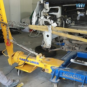 108K views · 1.1K reactions | Aligning a BENT Car Frame | Voov Auto Repair | Facebook