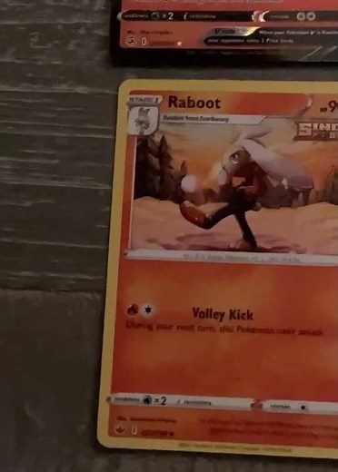 Showcasing full evolution of Cinderace including Cinderace V