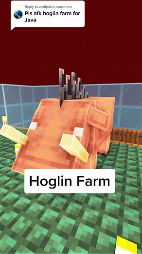 Easy Hoglin Farm Tutorial for Minecraft Java