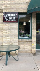 Kerry's from Goderich, born and raised and decided to open her own salon in #downtowngoderich in the old barber shop…still offering barbering as well as all your salon needs. Way to go! Her fabulous personality is so inviting, you could be in the salon chair for hours enjoying conversation and laughs. Give her a call at 519-955-3607 to schedule an appointment or drop in and say Hi. #localsalons #lovelocal | Downtown Goderich
