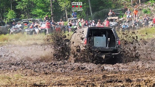 The Mud was Deep at Stuck In The Muck Offroad! GMC Yukon - Chevy Tahoe #mudtruck #mudbogging #mud #mudding #megatruck | Moto Doggo