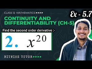 Class 12 Ex 5.7 Q2 Maths | Ex 5.7 class 12 maths q2 | Question 2 exercise 5.7 Class 12