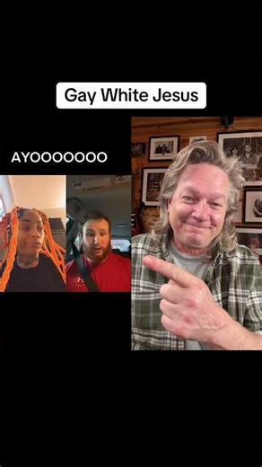 Gay White Jesus #duet #jesus #racist #brown #skincolor #gay #religion #cult #christians #maga #lord