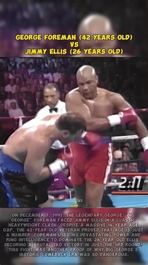 George Foreman vs Jimmy Ellis 🥊 #boxing #shorts #new