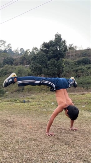 Krishna_fitness121 on Instagram: "Straddle pike press tutorial ✅ #krishna_fitness121 . . . #calisthenics #fitnessmotivation #power #explore"