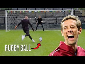 Peter Crouch Tries Saving IMPOSSIBLE Penalties With A Teddy Bear
