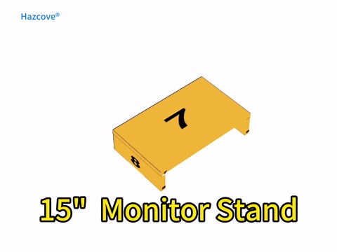 Dual Monitor Stand 15 Inch, Pink Laptop Stand with Plywood for 2 Monitors for Home and Office Organize