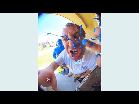 Best Paint Bomb Porch Fails of 2025 😂🎨 (Caught on Ring Camera)