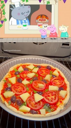 Peppa Pig Makes Pizza!