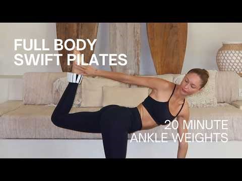20 MIN FULL BODY PILATES I Toning Pilates With Ankle Weights