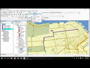Using Network Analyst Tool on Arc GIS 10.3 Tutorial ~ Finding the shortest quickest root